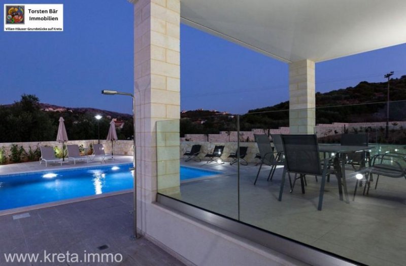 Almyrida Kreta, Almyrida, Luxusvilla mit privatem Pool und Gästehaus zu verkaufen Haus kaufen